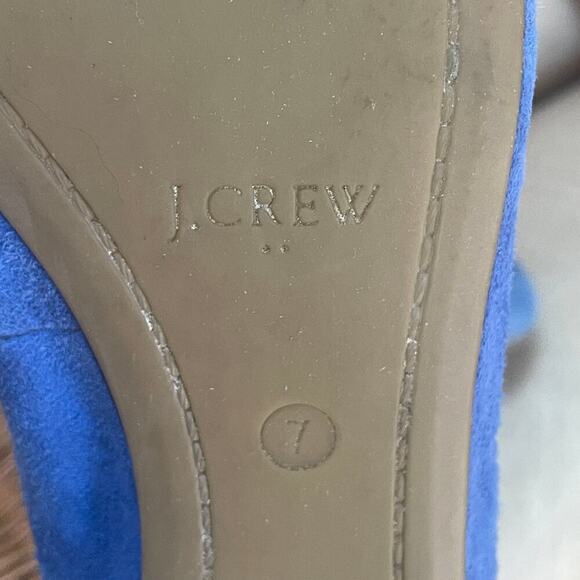 J. CREW Anya/CeCe Suede Ballet Flat Bundle in Orange and Blue - Women's Size 7 - Picture 13 of 16